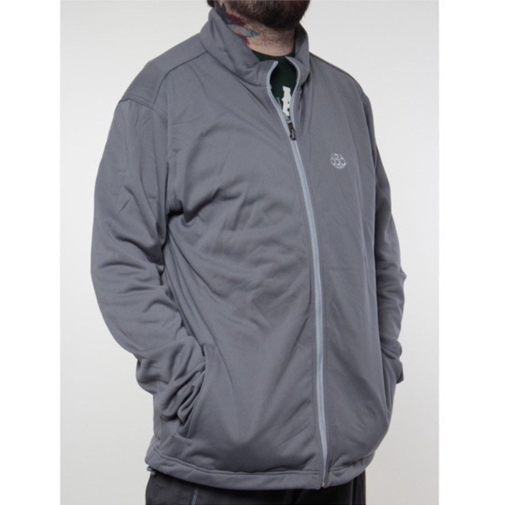 686‎ SixEightSix Smarty Technology Men Large Fleece Jacket Gunmetal Lightweight